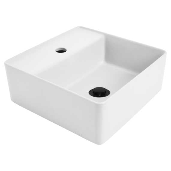 Johnson Suisse Venezia Square Countertop Basin 350x350mm 339.90 at Hera Bathware