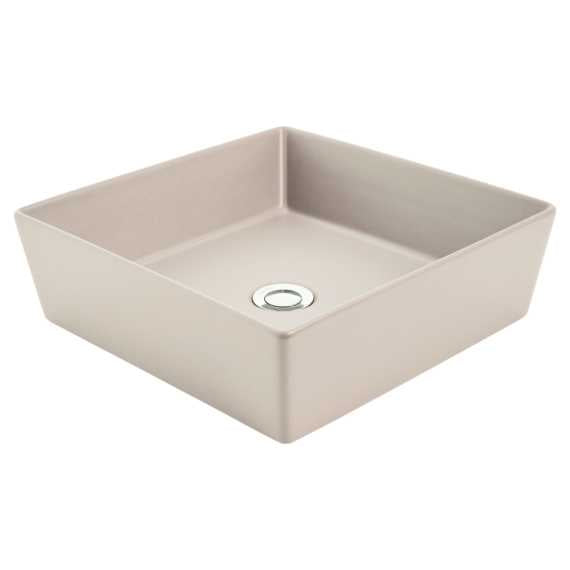 Johnson Suisse Venezia Square Countertop Vessel 380x380mm 427.90 at Hera Bathware