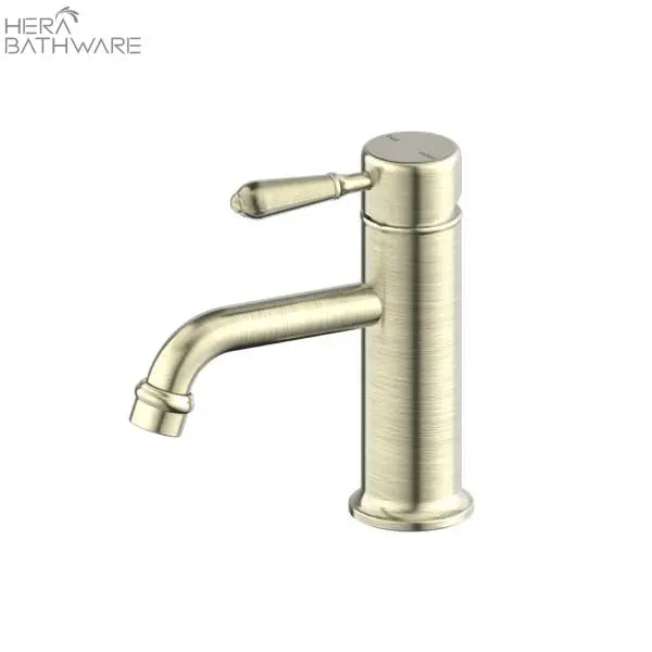 Hera Bathware YORK STRAIGHT BASIN MIXER WITH METAL LEVER | Hera Bathware