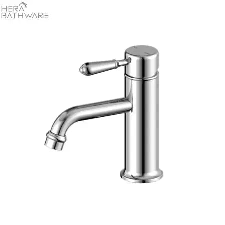 Hera Bathware YORK STRAIGHT BASIN MIXER WITH METAL LEVER | Hera Bathware