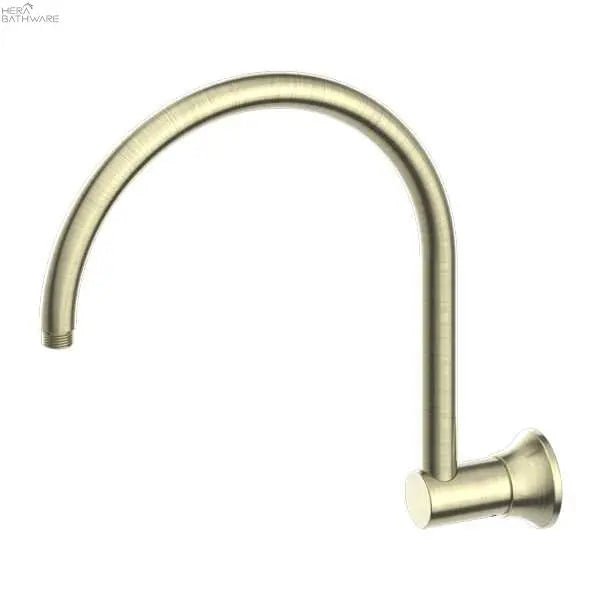 Nero Tapware | YORK Shower Arm | Aged Brass 209.39 at Hera Bathware