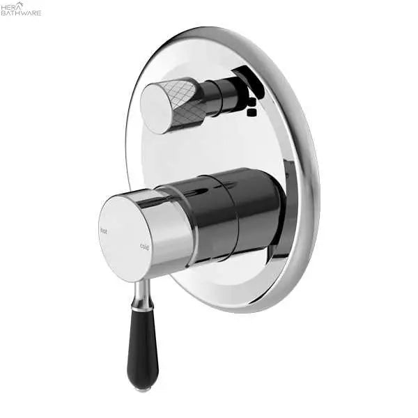 Nero Tapware | YORK Shower Mixer with Divertor | Chrome 418.77 at Hera Bathware