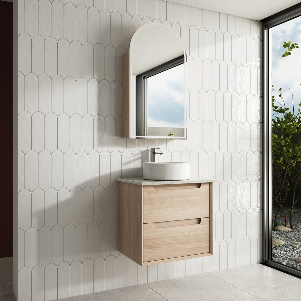 Ainsley Wall Hung Vanity 600 - 1500mm - Hera Bathware X Aulic CAWH52 - 600 | 600mmCabinet Only