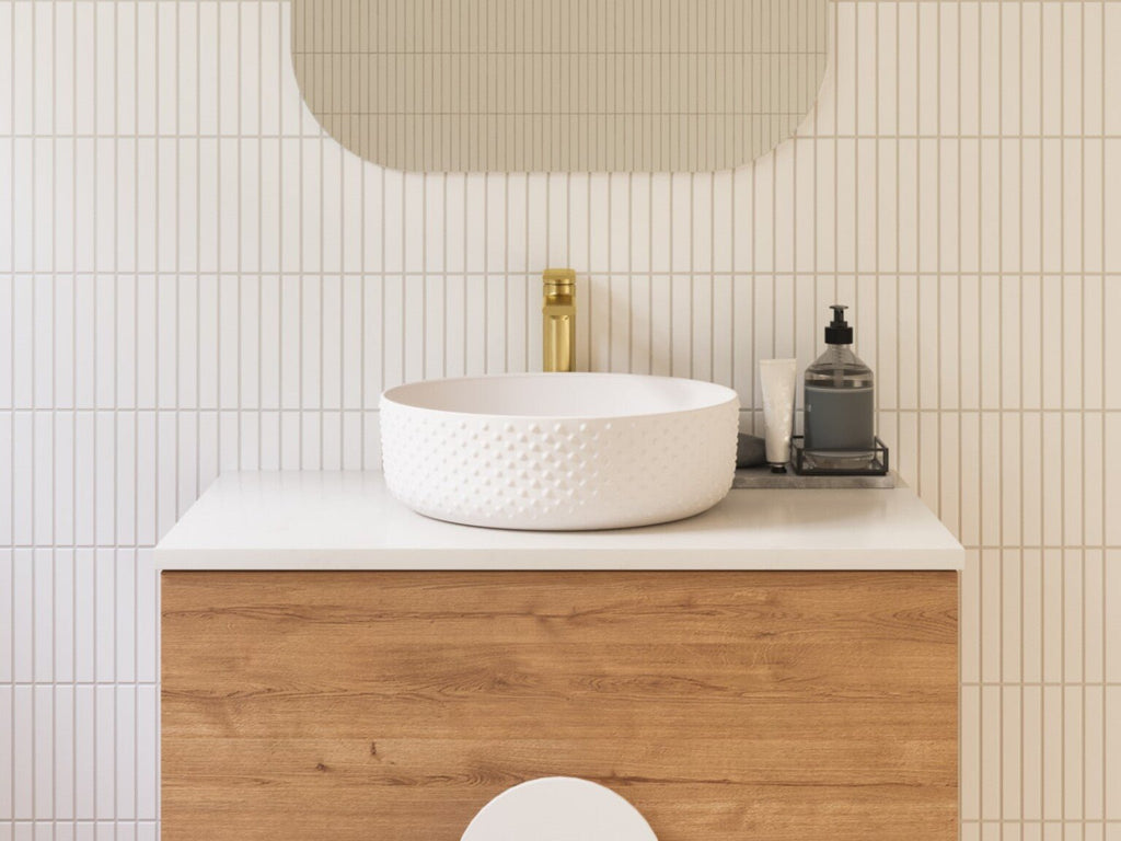Allure Dimple Basin 360mm - Hera BathwareGloss White