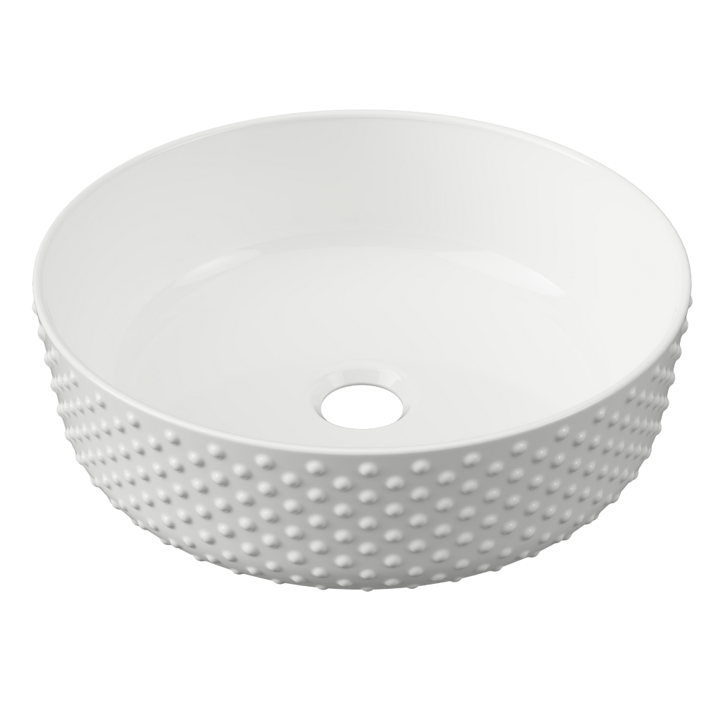 Allure Dimple Basin 360mm - Hera BathwareGloss White