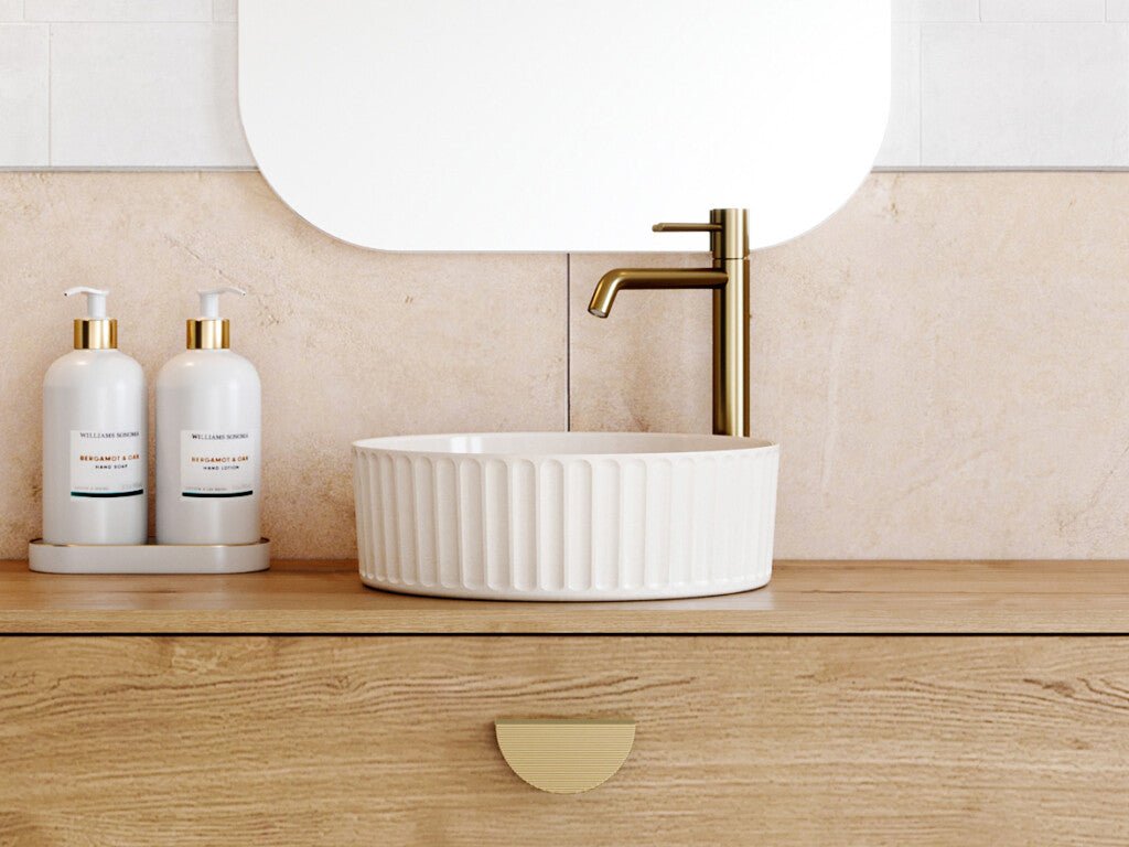 Allure Flute Basin 365mm - Hera BathwareGloss White