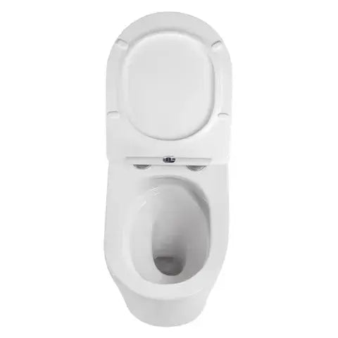 ALZANO Tornado Rimless Wall Face Toilet | Matte White | R&T Cistern Set - Hera Bathware