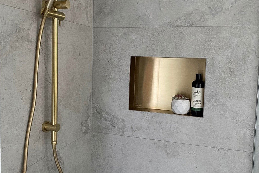 Anook® Shower Niche 900 x 400mm - Hera BathwarePolished Stainless Steel