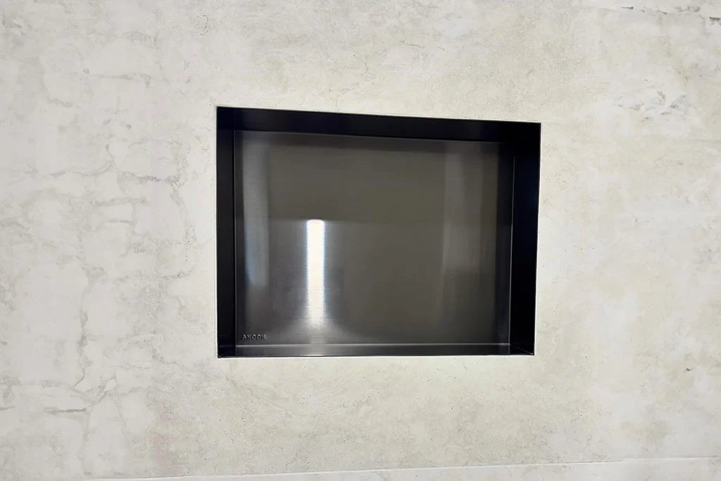 Anook® Shower Niche 900 x 400mm - Hera BathwarePolished Stainless Steel