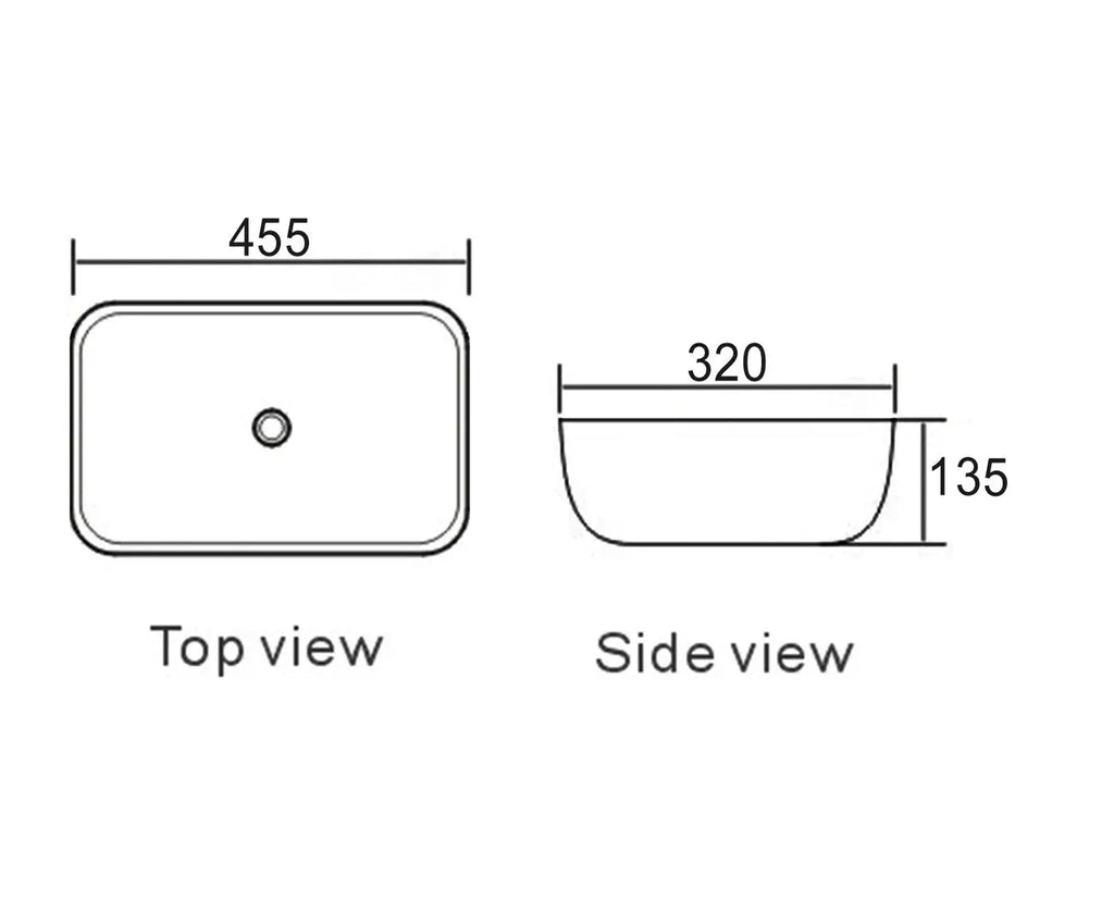 ARTIS O'96 Oval Ultra Slim Above Counter Basin - Hera BathwareMatte White & Black