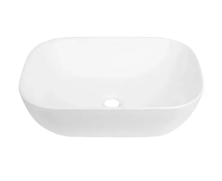 ARTIS O'96 Oval Ultra Slim Above Counter Basin - Hera BathwareMatte White