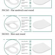 ATLANTA Rimless Toilet Suite - Hera Bathware
