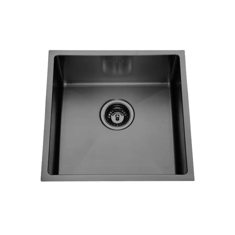 Atlas Handmade Gun Metal Kitchen Sink - 450mm - Hera BathwareGun Metal