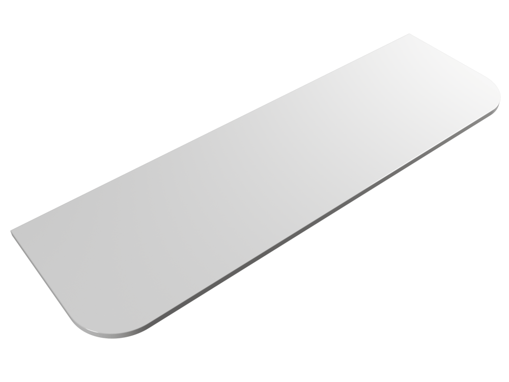 Aulic curved vanity stone selection - Hera Bathware X Aulic ST66FTNH - 750 - C | 750mmCurved Edge Palis Flat Stone Top 25mm