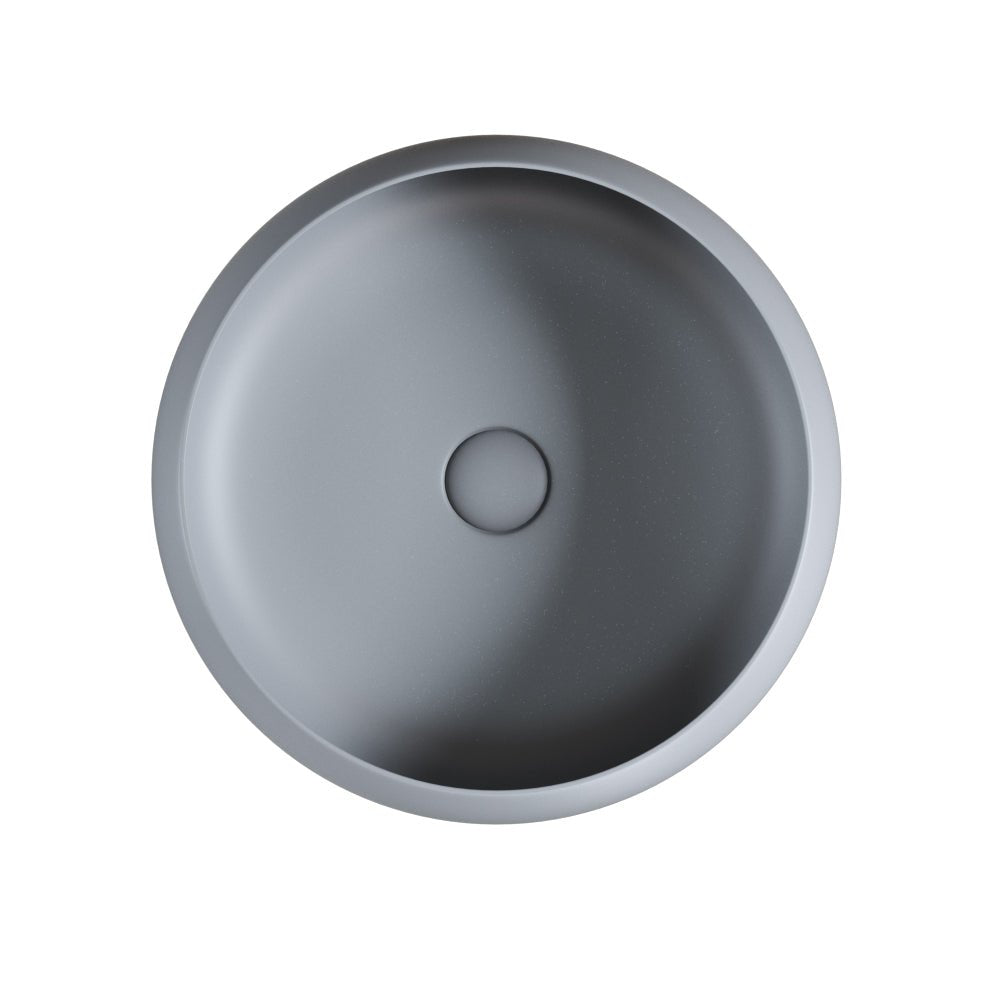 Aura Vessel Above Counter Basin - Hera BathwareLight Grey