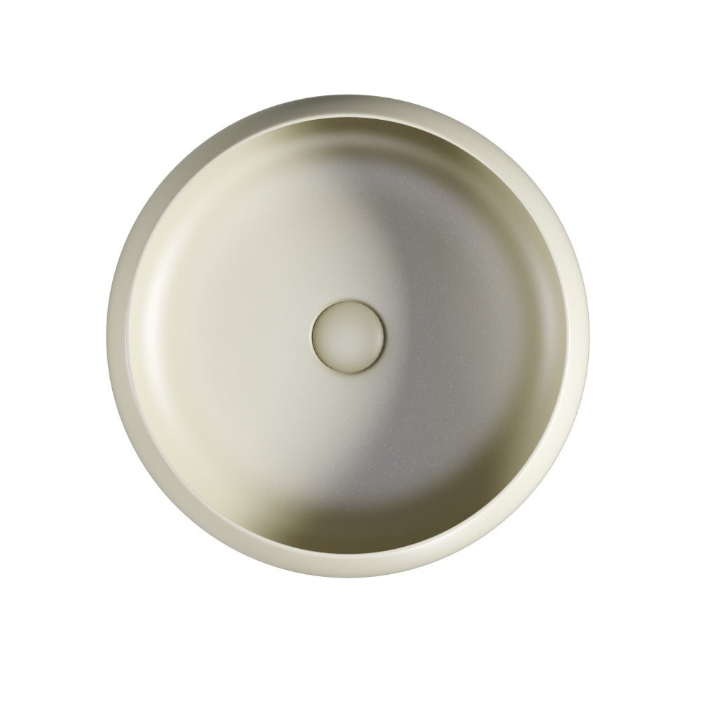 Aura Vessel Above Counter Basin - Hera BathwareMatte Khaki