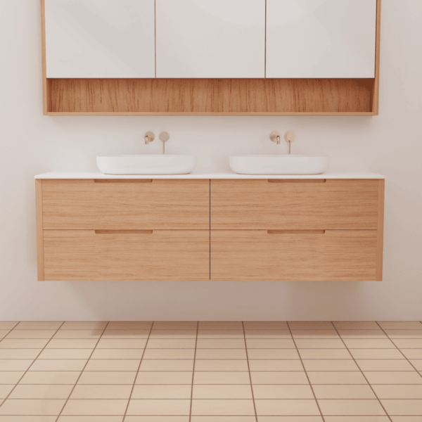 Avila Victorian Ashwood Cabinet Only | Fifth Avenue - Hera Bathware1800mm