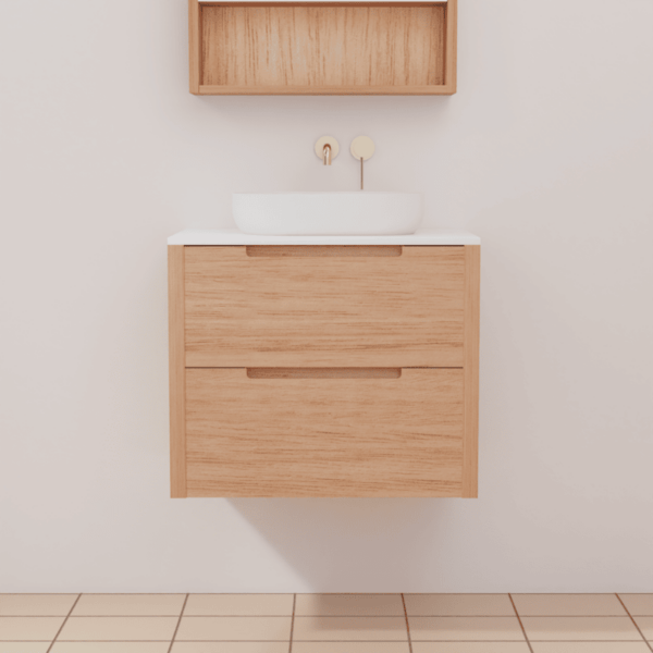Avila Victorian Ashwood Cabinet Only | Fifth Avenue - Hera Bathware600mm