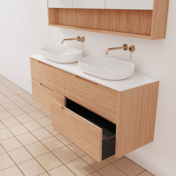 Avila Victorian Ashwood Cabinet Only | Fifth Avenue - Hera Bathware600mm