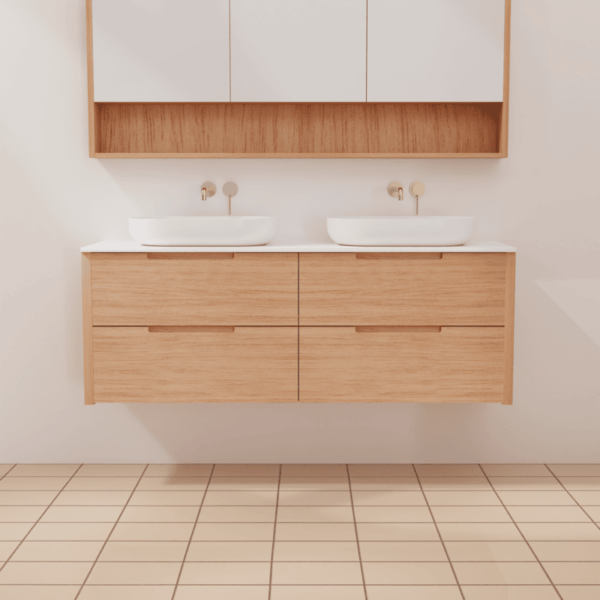 Avila Victorian Ashwood Cabinet Only | Fifth Avenue - Hera Bathware600mm