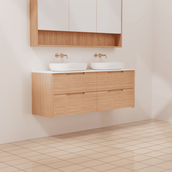 Avila Victorian Ashwood Cabinet Only | Fifth Avenue - Hera Bathware600mm
