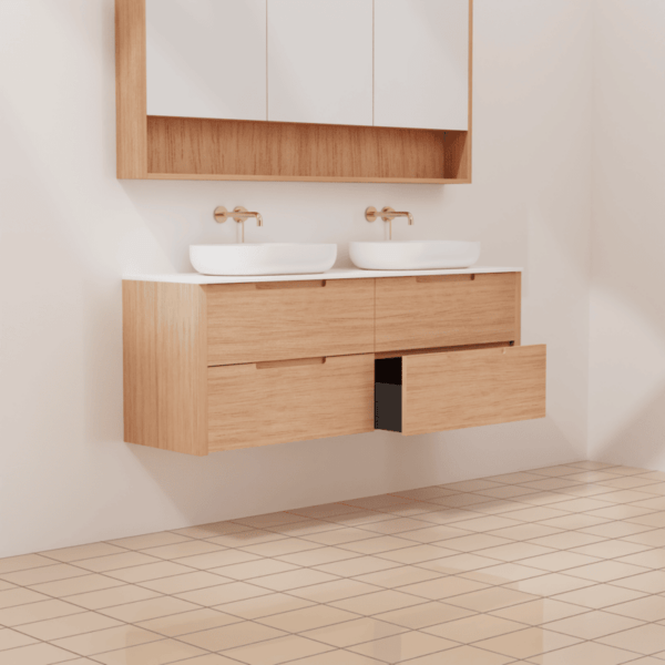 Avila Victorian Ashwood Cabinet Only | Fifth Avenue - Hera Bathware600mm