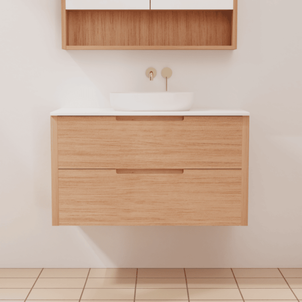 Avila Victorian Ashwood Cabinet Only | Fifth Avenue - Hera Bathware900mm