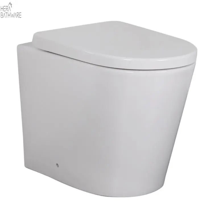 Avis Gloss White in wall Toilet - Hera BathwareGloss White