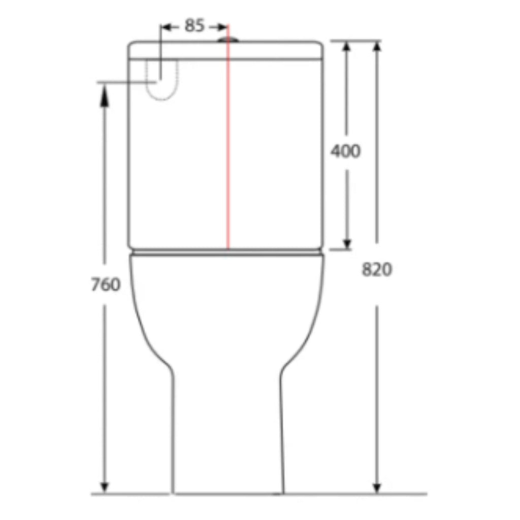 Barnett Wall Faced Toilet Suite - Rimless - Hera Bathware