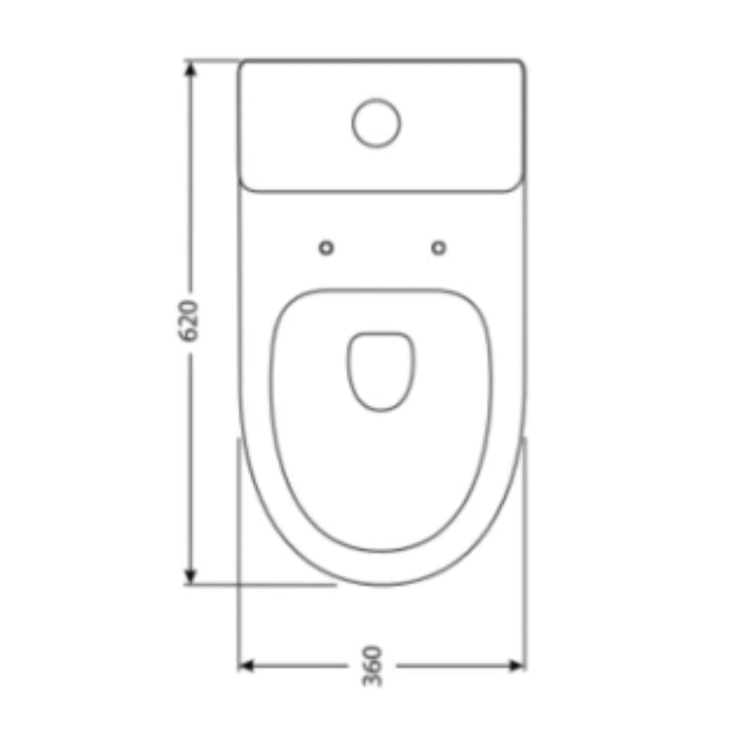 Barnett Wall Faced Toilet Suite - Rimless - Hera Bathware