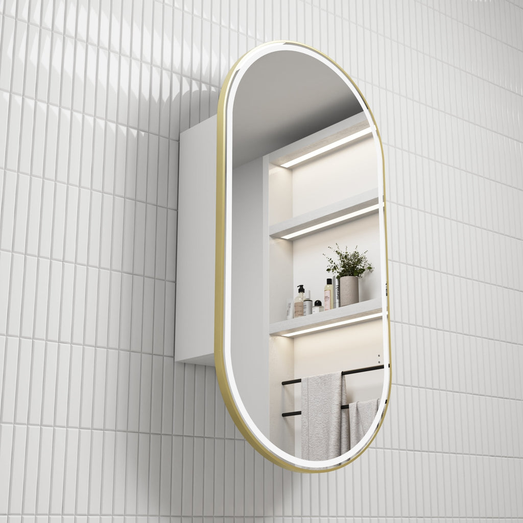 Beau Monde Led Shaving Cabinet - Hera BathwareMiaFrameless