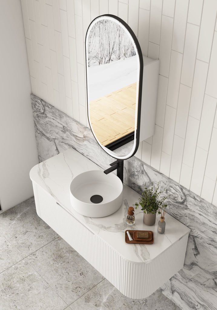 Beau Monde Led Shaving Cabinet - Hera BathwareMiaFrameless
