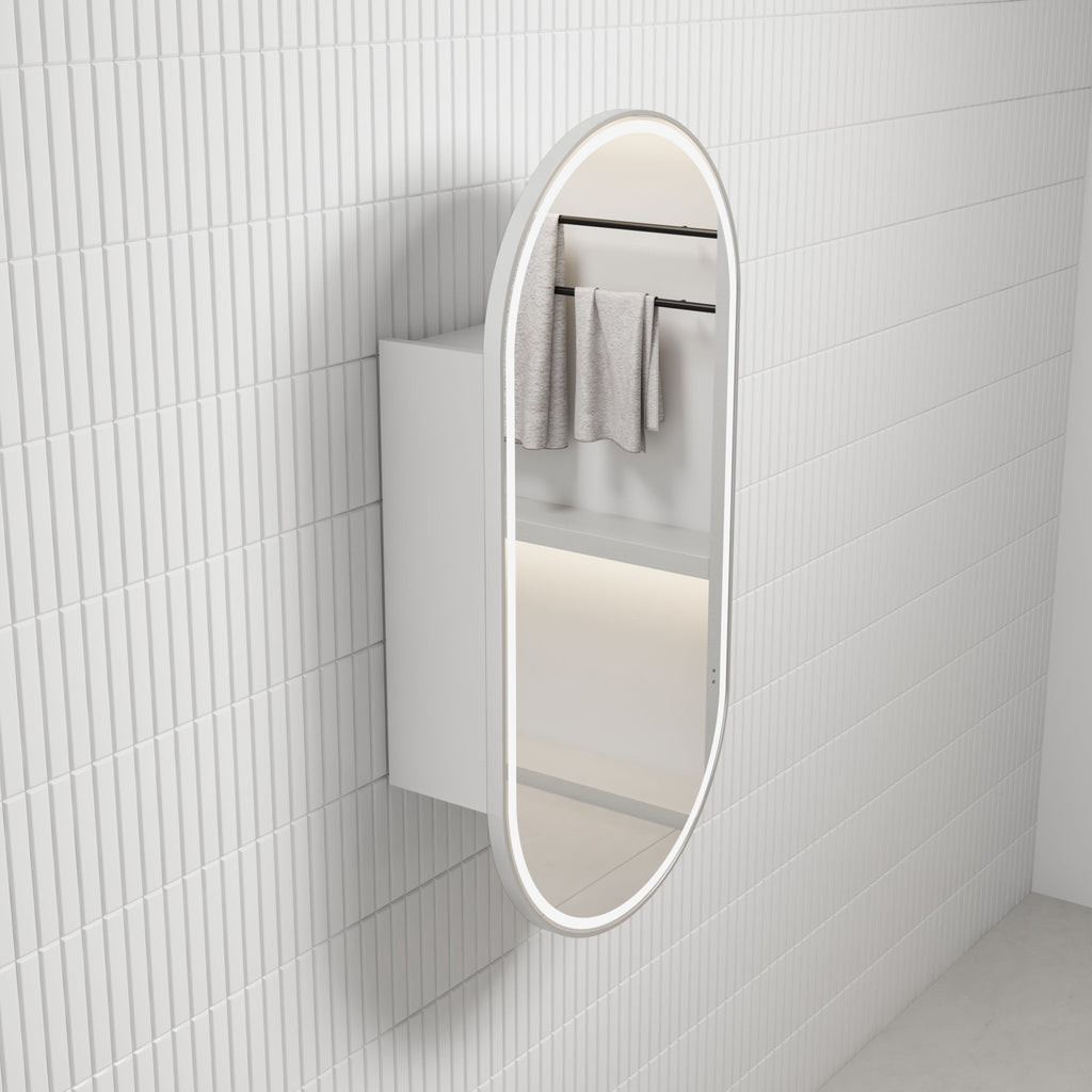 Beau Monde Led Shaving Cabinet - Hera BathwareMiaFrameless