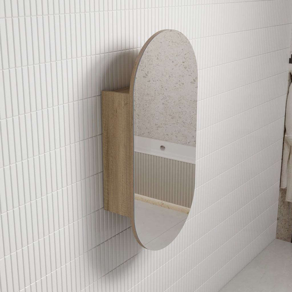 Beau Monde Shaving Cabinet - Hera BathwareMatte White