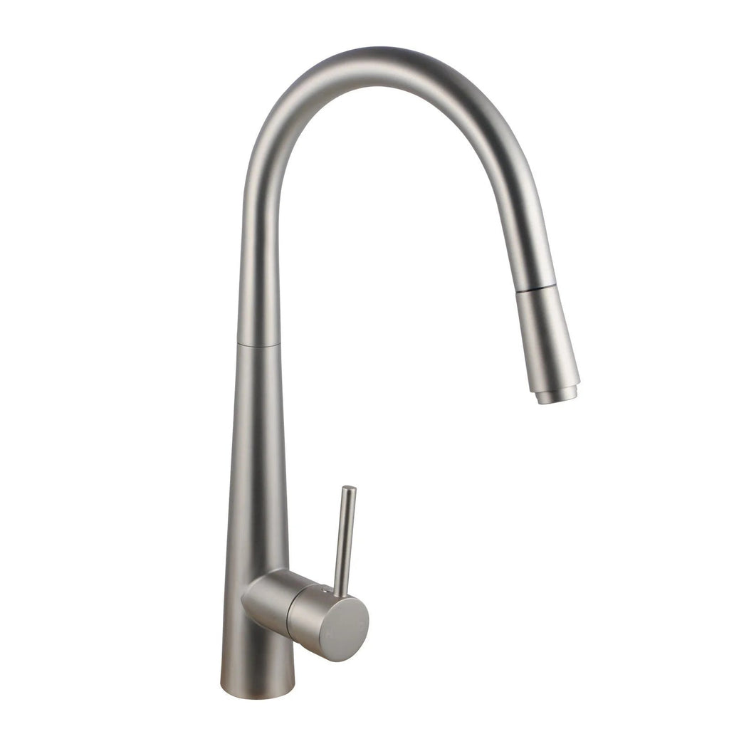 BELLA Pull Out Kitchen Mixer - Hera BathwareBrushed Nickel