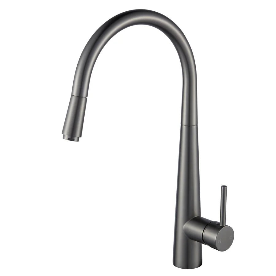 BELLA Pull Out Kitchen Mixer - Hera BathwareGun Metal