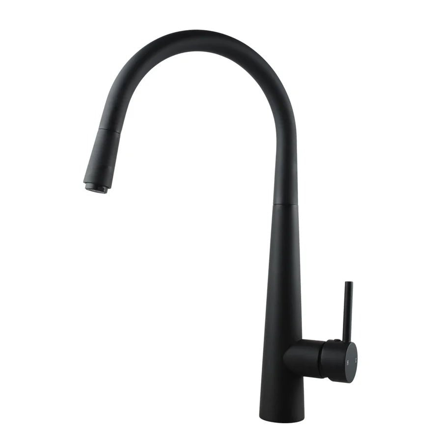 BELLA Pull Out Kitchen Mixer - Hera BathwareMatte Black