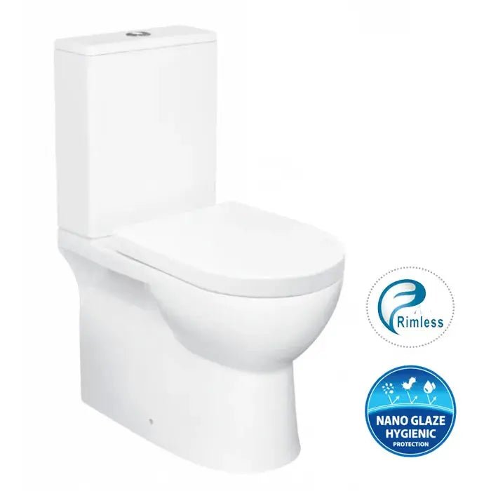 BELLA RIMLESS TOILET SUITE - R&T CIRSTERN - Hera Bathware