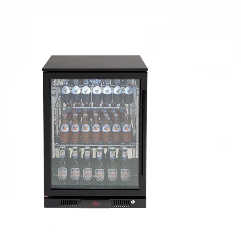 Beverage Cooler 138L Single Glass Door (LH) Black EA60WFBL - Hera BathwareBlack