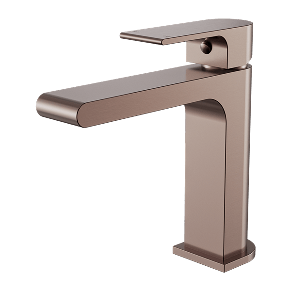 Bianca Basin Mixer Straight Spout - Hera BathwareBrushed Bronze
