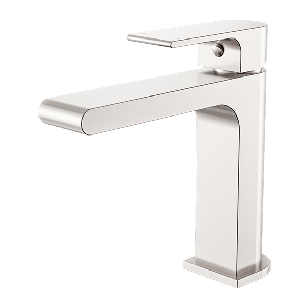 Bianca Basin Mixer Straight Spout - Hera BathwareBrushed Nickel