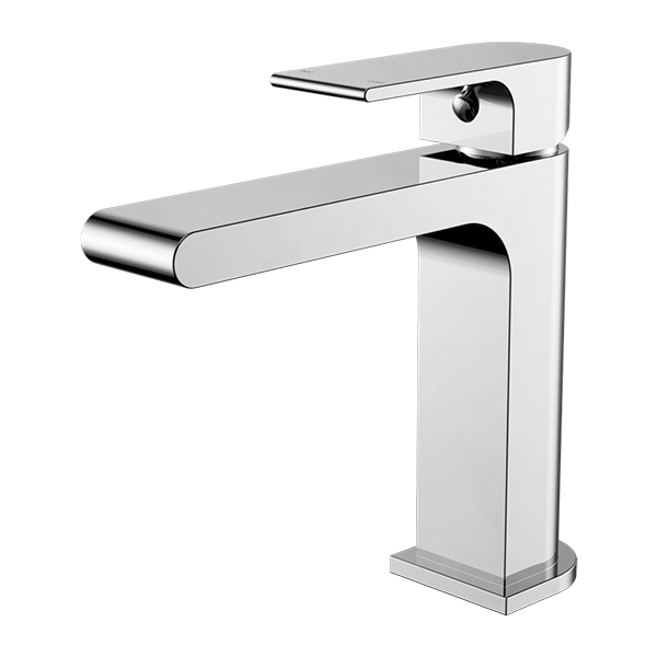 Bianca Basin Mixer Straight Spout - Hera BathwareChrome