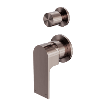 BIANCA Shower Mixer with Diverter Separate - Hera BathwareBrushed Bronze