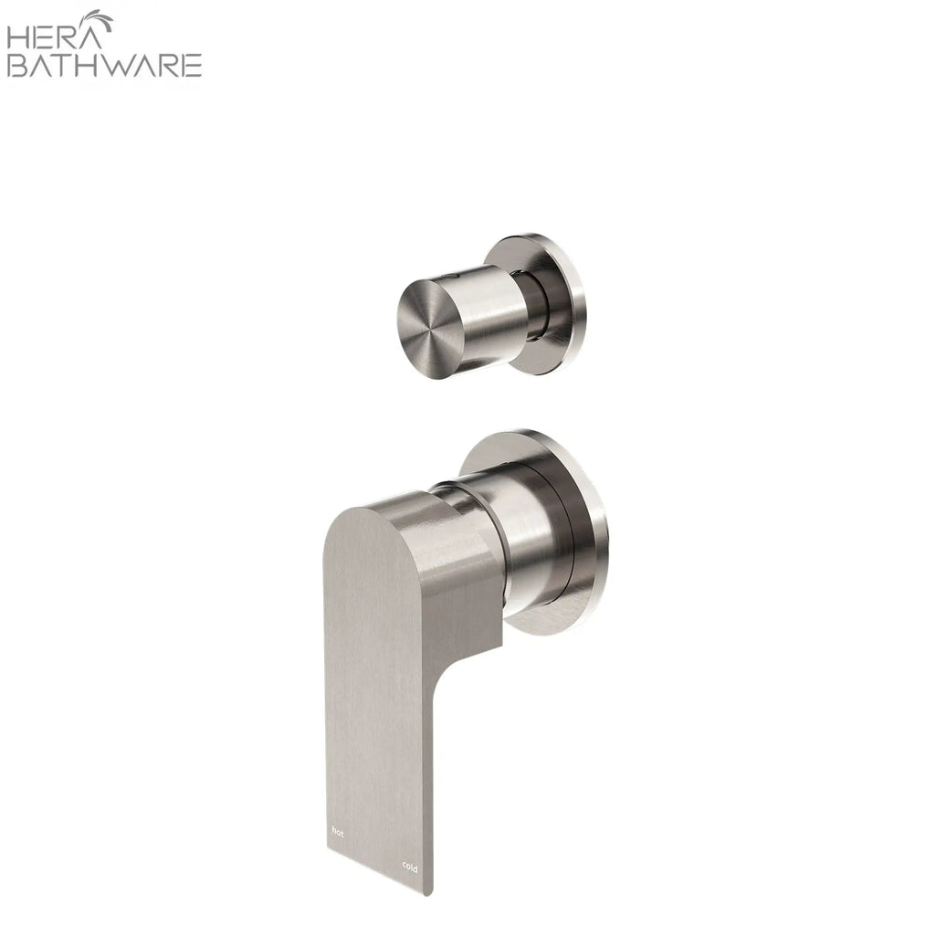 BIANCA Shower Mixer with Diverter Separate - Hera BathwareBrushed Nickel