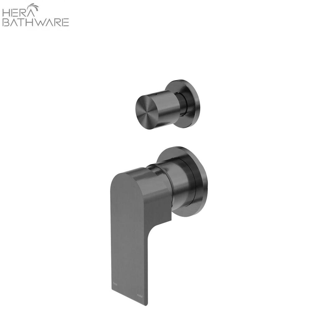 BIANCA Shower Mixer with Diverter Separate - Hera BathwareGun Metal