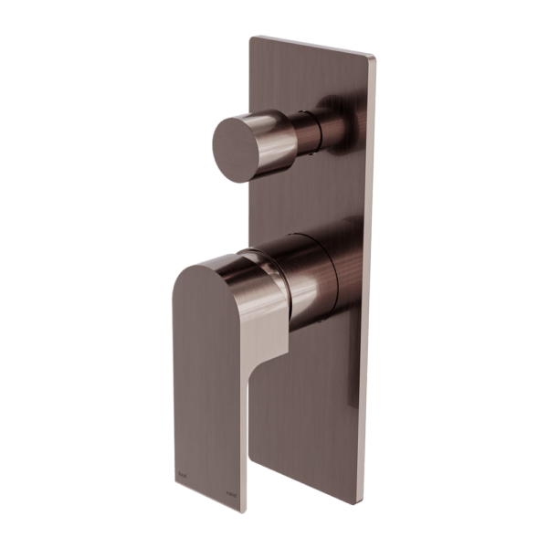 BIANCA Shower Mixer with Diverter - Hera BathwareBrushed Bronze