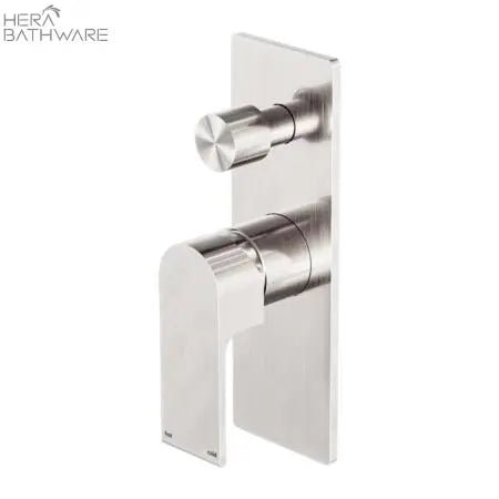 BIANCA Shower Mixer with Diverter - Hera BathwareBrushed Nickel