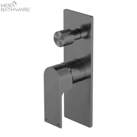 BIANCA Shower Mixer with Diverter - Hera BathwareGun Metal