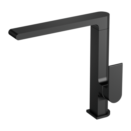 BIANCA Square Neck Kitchen Mixer - Hera BathwareMatte Black