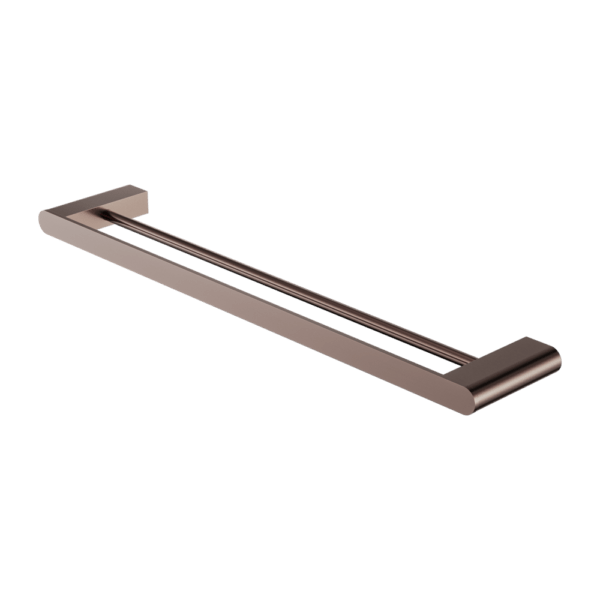 BIANCA Towel Rail 600MM Single/Double Towel Rails - Hera BathwareBrushed BronzeDouble Towel Rail
